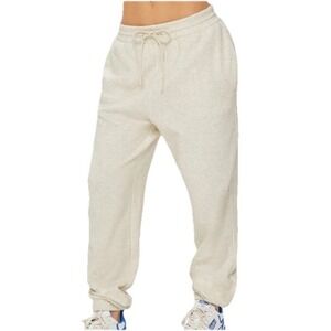 Yitty Women's Cozy Fleece Everyday Jogger On My Ivories Heather Sz Small  NWT